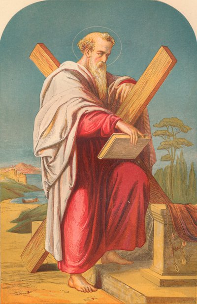 „Św. Andrzeja, połowa końca XIX wieku. autorstwa Leighton Brothers