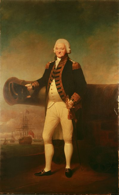 Admirał Sir Peter Parker (1721-1811), ok. 1799 (olej na płótnie) autorstwa Lemuel Francis Abbott