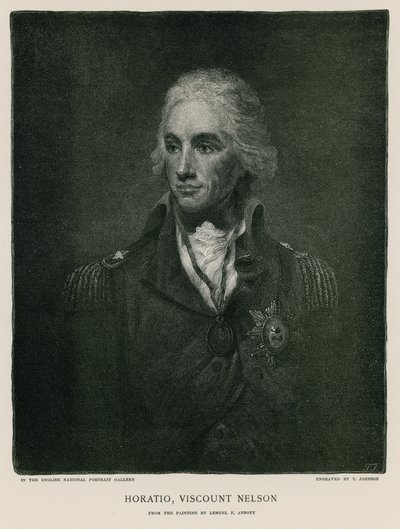 Horatio, wicehrabia Nelson autorstwa Lemuel Francis Abbott