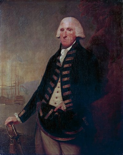 Portret Sir Samuela Hooda, I wicehrabiego Hooda (Butleigh autorstwa Lemuel Francis Abbott