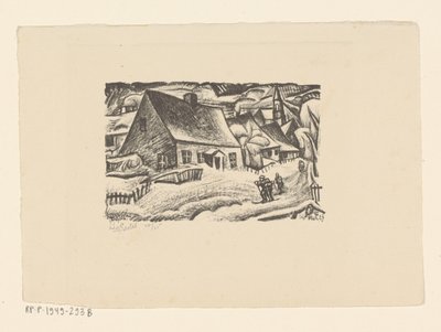 Altenberg (Ertsgebergte) (oryginalny tytuł na obiekcie) autorstwa Leo Gestel (signed by artist)