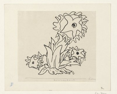 Kwiaty autorstwa Leo Gestel (signed by artist)