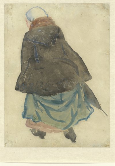 biegnąca kobieta autorstwa Leo Gestel (signed by artist)