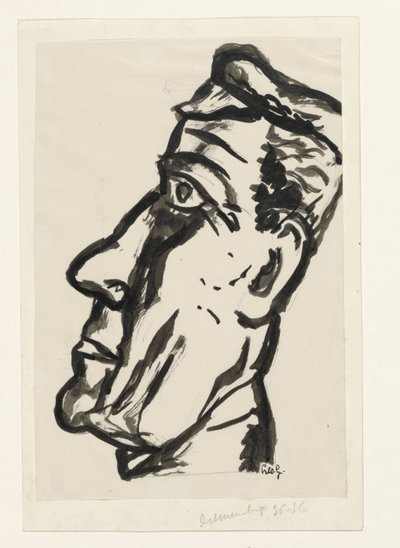 Głowa mężczyzny autorstwa Leo Gestel (signed by artist)
