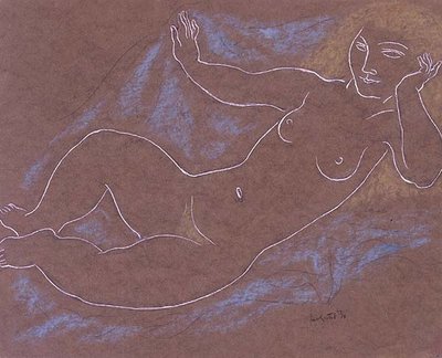 Blondynka nago autorstwa Leo Gestel