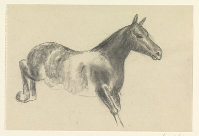 brykający koń autorstwa Leo Gestel
