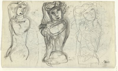 Trzy nagie kobiety autorstwa Leo Gestel