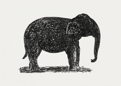 Elephant (ok. 1891–1941) autorstwa Leo Gestel