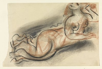 Leżąca naga kobieta autorstwa Leo Gestel