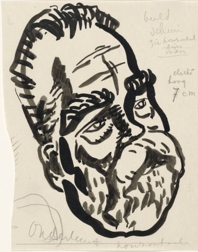 Głowa mężczyzny autorstwa Leo Gestel