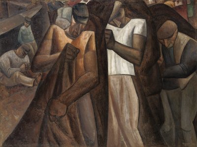 Nettendragers, ok. 1924 (olej na płótnie) autorstwa Leo Gestel