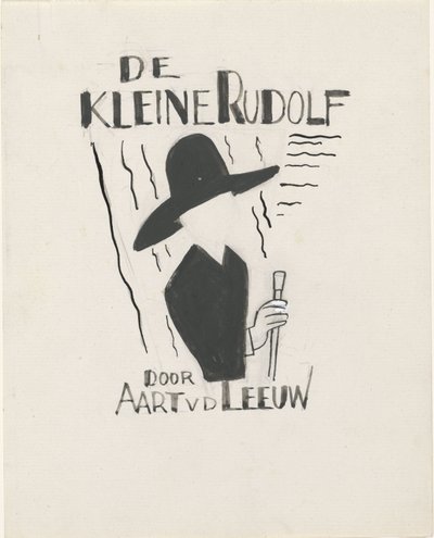 Projekt oprawy dla: Aart van der Leeuw, Mały Rudolf, 1930 autorstwa Leo Gestel