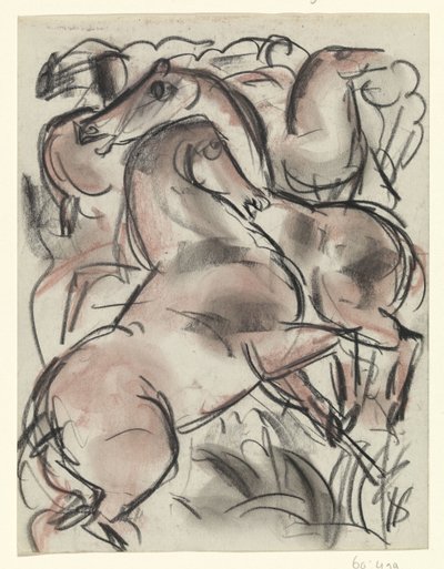 Konie w naturze autorstwa Leo Gestel