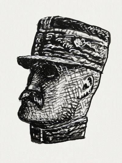 Portret Ferdinanda Focha (ok. 1891–1941) autorstwa Leo Gestel
