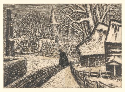 Zima w Blaricum autorstwa Leo Gestel