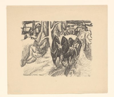 Zinnwald (Ertsgebergte) (oryginalny tytuł na obiekcie) autorstwa Leo Gestel
