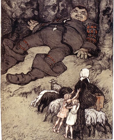 Mały Poulet autorstwa Perrault. Ilustracja autorstwa Leo Putz autorstwa Leo Putz