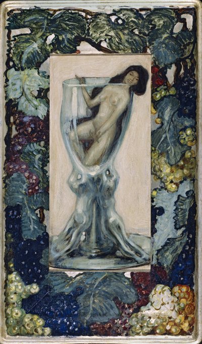 dziewczyna w szkle autorstwa Leo Putz