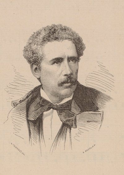 Portret kompozytora Oliviera Métry 1830-1889. autorstwa Leon Alexandre Tourfaut