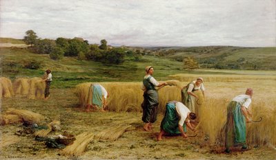 Żniwa, 1874 r. autorstwa Leon Augustin Lhermitte