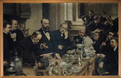 Henri Sainte-Claire Deville (1818-81) Wykład, 1890 autorstwa Leon Augustin Lhermitte