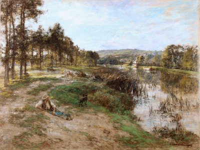 Nad brzegiem Marny, 1904 autorstwa Leon Augustin Lhermitte