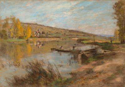 Quai au Sable, Chartèves autorstwa Leon Augustin Lhermitte