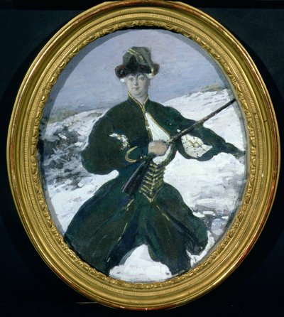 Cesarzowa Elżbieta (1709-61) Polowanie, 1902 autorstwa Leon Bakst