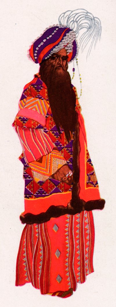 Le Sultan Samarcande, 1922, 1923 autorstwa Leon Bakst