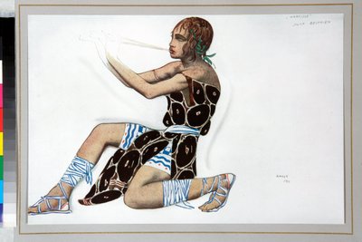 Kostium „Narcyz” zaprojektowany przez Leona Baksta (1866-1924) do baletu „Narcyz” Nicolasa Czerepnina (1873-1945) autorstwa Leon Bakst