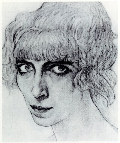 Portret margrabiny Luisy Casati, 1912 autorstwa Leon Bakst