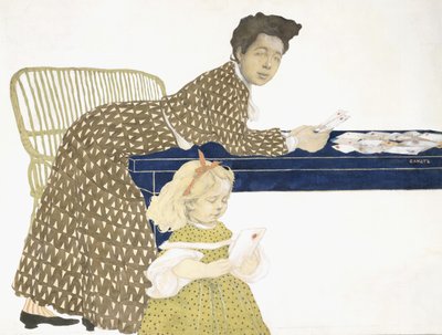 Gracze w karty, c. 1903 autorstwa Leon Bakst