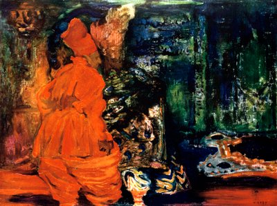 Tajemnica haremu, scenografia do baletu, c1913 autorstwa Leon Bakst