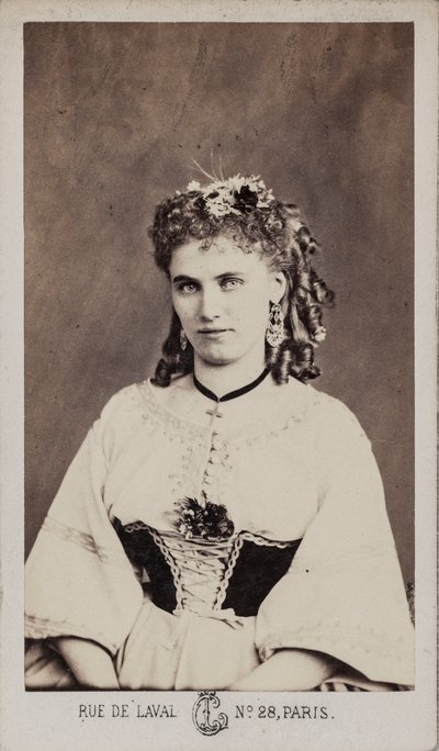 Portret Christine Nilsson 1843-1921. autorstwa Leon Cremiere