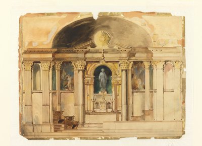 Renderowanie prezbiterium autorstwa Leon Dabo