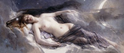 Luna, autorstwa Leon Francois Comerre