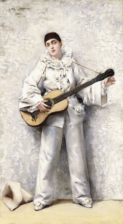 Pierrot, 1886 r. autorstwa Leon Francois Comerre