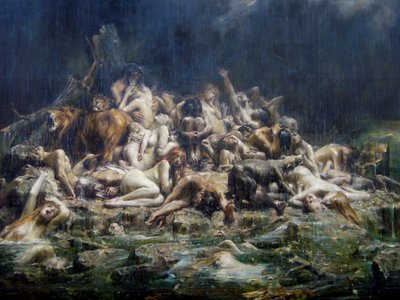 Potop autorstwa Leon Francois Comerre