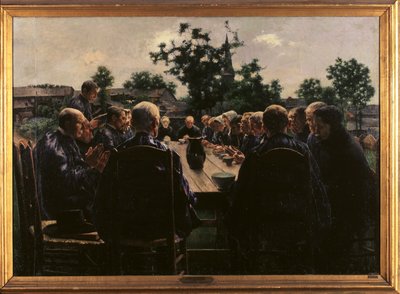 Posiłek pogrzebowy autorstwa Leon Henri Marie Frederic