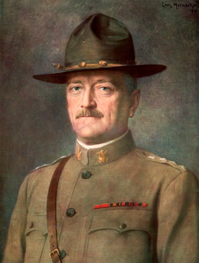 John Joseph „Black Jack” Pershing, amerykański generał, 1926. autorstwa Leon Hornecker