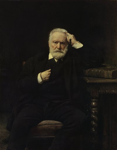 Portret Wiktora Hugo (1802–85) 1879 autorstwa Leon Joseph Florentin Bonnat