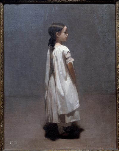 Młodsza siostra artysty około 7-8 lat Obraz Leon Joseph Bonnat (1833-1922) 1850 nd. 0,35x0,27 m Bayonne, Muzeum Bonnat autorstwa Leon Joseph Florentin Bonnat