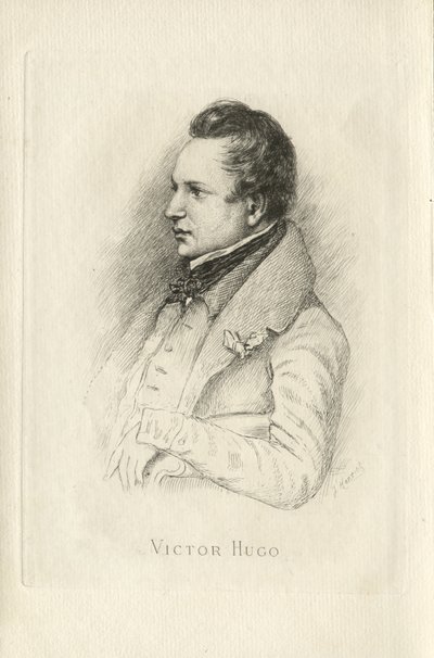 Portret Victora Hugo 1802-1885 autorstwa Leon Noel