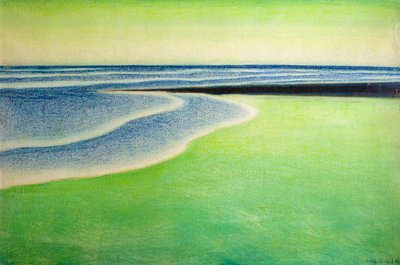 zielony pejzaż morski autorstwa Leon Spilliaert