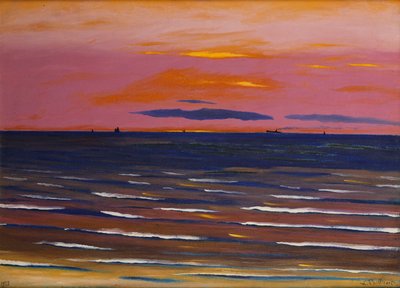 Morska noc; Granatowy wieczór autorstwa Leon Spilliaert