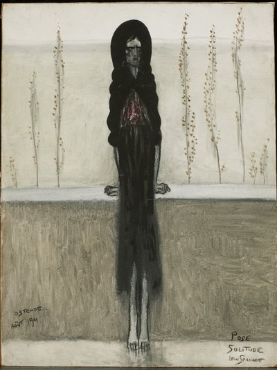 Pozowanie, samotność autorstwa Leon Spilliaert