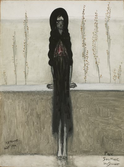 Pozowanie, samotność autorstwa Leon Spilliaert