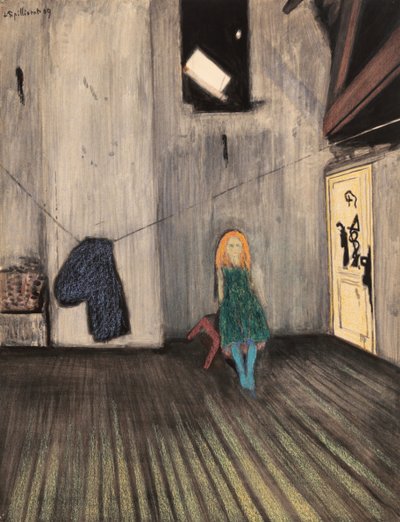 Zupełnie sam, 1909. autorstwa Leon Spilliaert