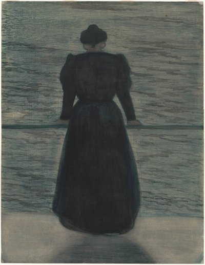 Kobieta nad morzem autorstwa Leon Spilliaert