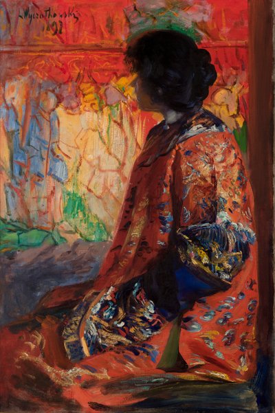Japonka autorstwa Leon Wyczolkowski